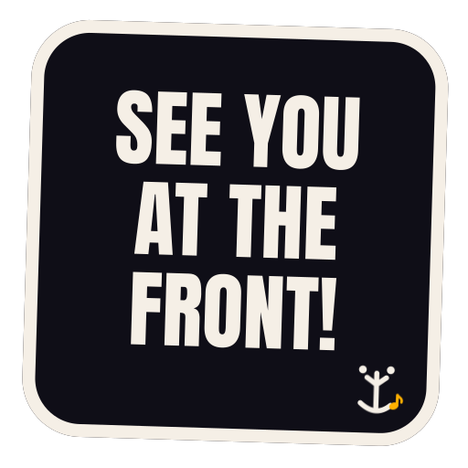 See you at the front!