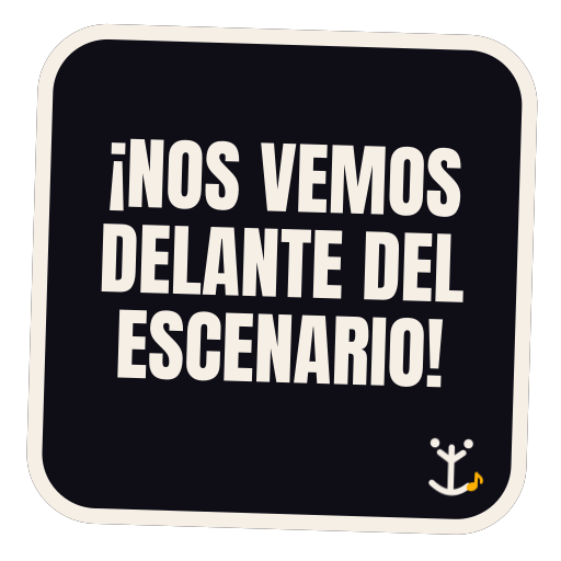 ¡Nos vemos delante del escenario!